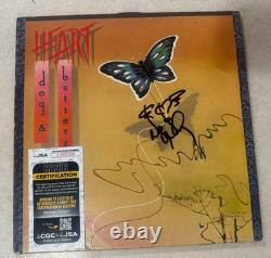 Heart NANCY WILSON Dog & Butterfly Signed 12' Vinyl Record Album JSA