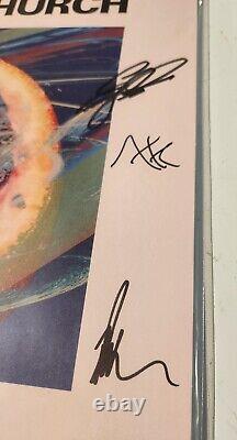 Hygiene by DRUG CHURCH Signed Autographed Vinyl LP Orange Bone Blue Splatter