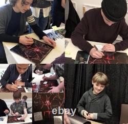 IT Cast Signed (8x) Vinyl Soundtrack With COA & Photo Proof Hand Autograph 2017