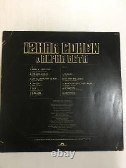 IZHAR COHEN ALPHA BETA autograph mega RARE LP RECORD vinyl EX