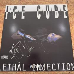 Ice Cube Signed Autographed Lethal Injection Vinyl LP JSA COA