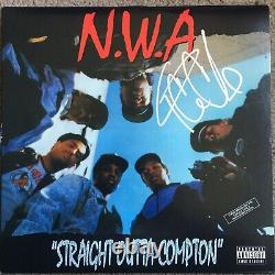 Ice Cube Signed Nwa Straight Outta Compton Album Lp Vinyl Autographed Record