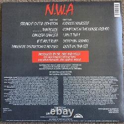 Ice Cube Signed Nwa Straight Outta Compton Album Lp Vinyl Autographed Record