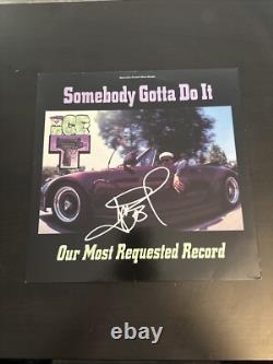 Ice T Signed Somebody Gotta Do It Album Beckett COA Autographed Vinyl Record