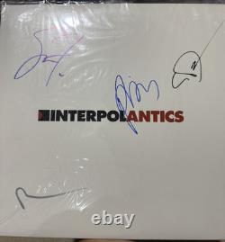 Interpol Antics Original Signed Vinyl Rare