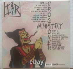 Iron Reagan Crossover Ministry Milky Clear with Splatter Vinyl Autographed Read