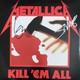 James Hetfield Lars Ulrich Autographed Signed Metallica Kill Em All Vinyl