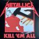 James Hetfield Lars Ulrich Autographed Signed Metallica Kill Em All Vinyl