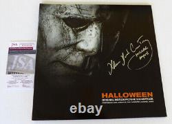 James Jude Courtney Signed Halloween 2018 Record Vinyl Autographed JSA COA