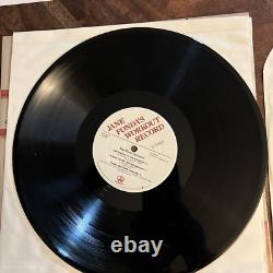 Jane Fonda SIGNED Workout Album Autographed Vinyl Record BECKETT COA BAS