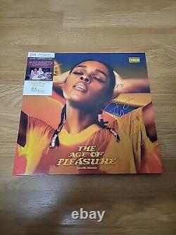 Janelle Monae Autographed The Age Of Pleasure Vinyl LP Album Orange JSA COA
