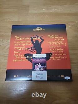 Janelle Monae Autographed The Age Of Pleasure Vinyl LP Album Orange JSA COA