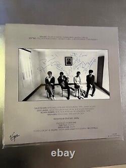 Japan fully signed vinyl / autographed Tin Drum Lp / David Sylvian / Mick Karn