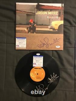 Jason Mraz Waiting for My Rocket To Come autographed vinyl & autographed record