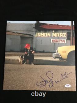 Jason Mraz Waiting for My Rocket To Come autographed vinyl & autographed record