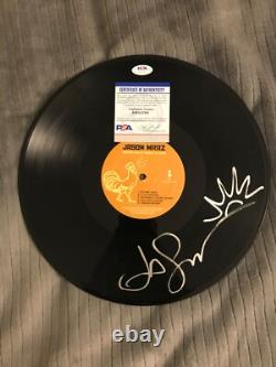 Jason Mraz Waiting for My Rocket To Come autographed vinyl & autographed record