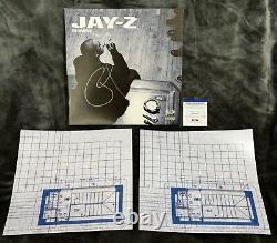 Jay-Z The Blueprint LP Signed Vinyl Autographed Record Auto Album Cover PSA