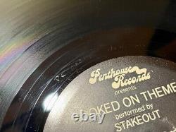 Jazz HOOKED ON THEMES Stakeout LP 1982 SIGNED by John Dote! + Poster VG+