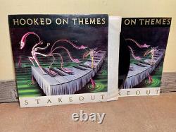 Jazz HOOKED ON THEMES Stakeout LP 1982 SIGNED by John Dote! + Poster VG+