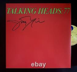 Jerry Harrison Signed Talking Heads 77' Vinyl Record Album Lp Jsa Coa
