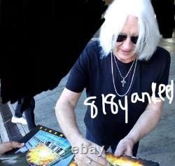 Joe Elliott, Rick Savage, Phil Collen signed Vinyl Album Def Leppard Proof