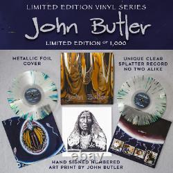 John Butler Trio John Butler Ltd Edition Clear Splatter 2LP Vinyl signed print