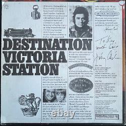 Johnny Cash signed Vinyl Record Album JSA LOA Destination Victoria Station Z1988