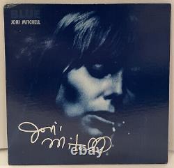 Joni Mitchell Signed Autographed Blue Vinyl Album Record JSA COA Proof Rare