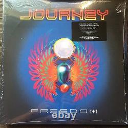 Journey Freedom LP Album with Signed Art Card by Complete Band Autographed Vinyl