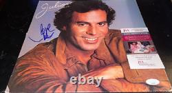 Julio Iglesias Hand Signed Autographed Julio Album Cover Vinyl Record LP JSA