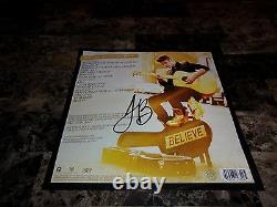 Justin Bieber Hand Signed Believe Limited Edition Tour Double Vinyl Record 1000