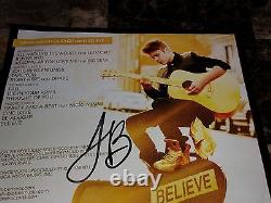 Justin Bieber Hand Signed Believe Limited Edition Tour Double Vinyl Record 1000