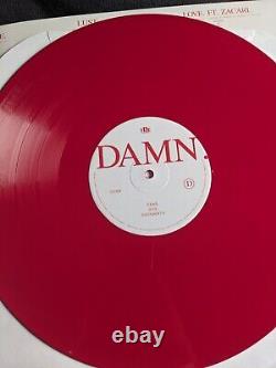 KENDRICK LAMAR SIGNED AUTOGRAPH ALBUM VINYL RED 2xLP DAMN VERY RARE