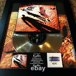 KORN (Self Titled Album) CD LP Record Vinyl Autographed Signed