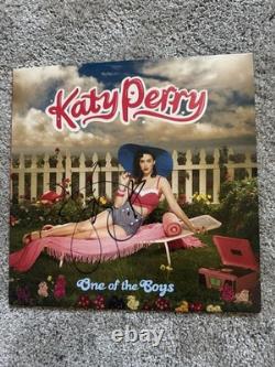 Katy Perry Signed Autograph One Of The Boys Album Vinyl Record JSA COA