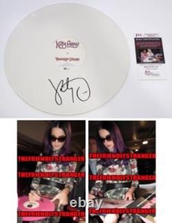 Katy Perry signed TEENAGE DREAM White Vinyl Record PROOF Autographed JSA COA
