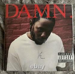 Kendrick Lamar AUTOGRAPHED Damn Vinyl sleeve