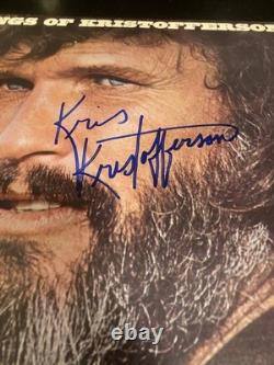 Kris Kristofferson Songs of Kristofferson SIGNED VINYL! Columbia LP