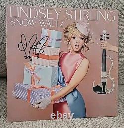LINDSEY STIRLING SIGNED SNOW WALTZ VINYL LP VIOLINIST PSA/DNA Certified Authen