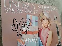 LINDSEY STIRLING SIGNED SNOW WALTZ VINYL LP VIOLINIST PSA/DNA Certified Authen