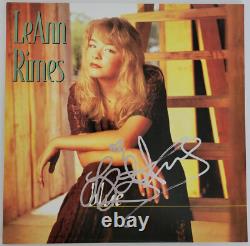 LeAnn Rimes signed Blue album vinyl record COA exact proof autographed