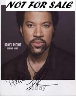 Lionel Richie Autographed 7Vinyl Dancing On The Ceiling
