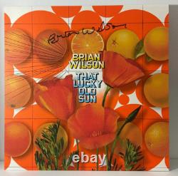 Lot of 2 BRIAN WILSON autographed THAT LUCKY OLD SUN Vinyl LP Record and DVD