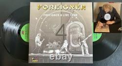 Lou Gramm Signed Foreigner 4 Live Tour Vinyl Record Album Rsd Excl. Exact Proof