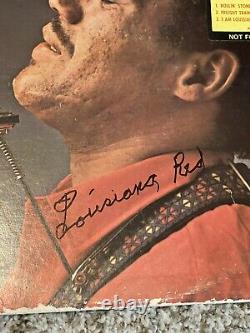 Louisiana red Aka playboy fuller signed lp vinyl lot Of 3 Ghetto Blues Rare