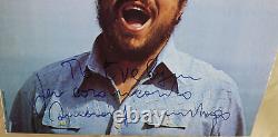 Luciano Pavarotti Signed Autographed O Sole Mio Album Vinyl LP Record Neapolitan