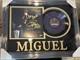 Luis Miguel Singer Signed Autograph Vinyl Record With Custum Frame Psa/dna Auth