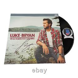 Luke Bryan Signed Autograph'what Makes You Country' Album Lp Vinyl Bas Beckett