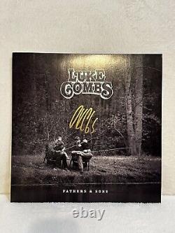Luke Combs Signed Fathers & Sons Vinyl LP Country Music Rare Authentic
