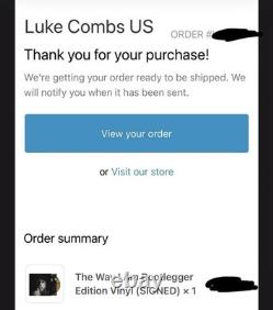 Luke Combs The Way I Am Bootlegger Edition Vinyl SIGNED PRESALE 03/20